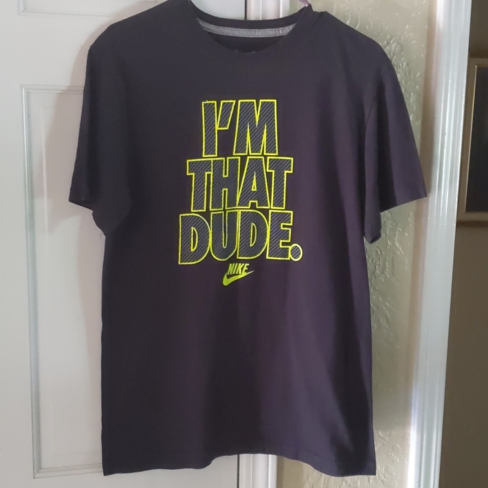 Men's short sleeve black t-shirt